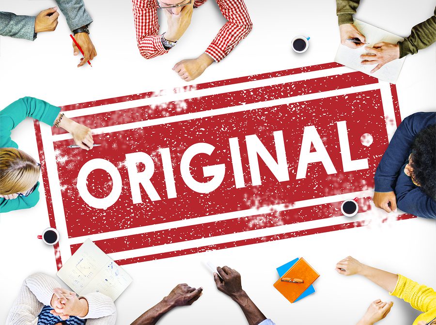 copyright and trademark usage on original marketing content