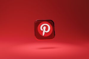 Pinterest 3d design logo