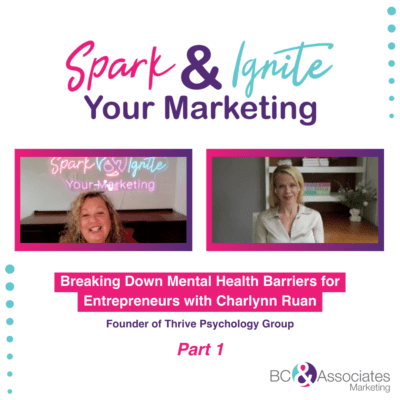 Breaking Down Mental Health Barriers for Entrepreneurs with Charlynn Ruan part 1