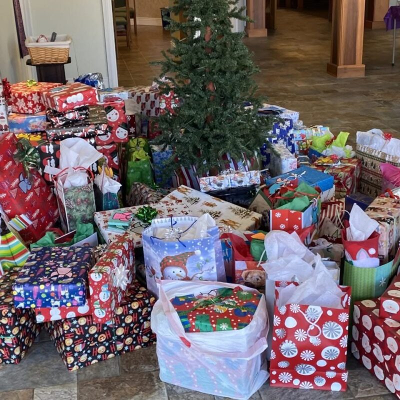 Angel Tree Christmas gifts for under privilaged children