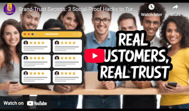 Brand Trust Secrets YouTube Thumbnail